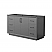60" Transitional Single Vanity Base in Dark Grey, 3 Top Option, with 3 Hardware Options and Mirror Option