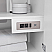 72" Transitional Double Vanity Base in White, 3 Top Options, with 3 Hardware Options and Mirror Option