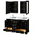 60" Double Bathroom Vanity in Dark Espresso, Polished Chrome Trim with Countertop Options, with Mirror, and Medicine Cabinet Option