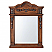 60" Traditional Single Sink Bathroom Vanity Antique Brown with White Quartz Top, Backsplash Option and Mirror Option