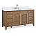 60" Contemporary Style Single Sink Wood Finish Bathroom Vanity with Backsplash Option and Mirror Option
