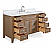 60" Contemporary Style Single Sink Wood Finish Bathroom Vanity with Backsplash Option and Mirror Option