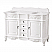 Adelina 48" Traditional Double Sink Bathroom Vanity Antique White with White Quartz Top, with Backsplash Option and Mirror Option