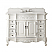 Adelina 42" Antique Style Single Sink Bathroom Vanity with White Quartz Top, with Backsplash Option and Mirror Option