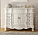 Adelina 42" Antique Style Single Sink Bathroom Vanity with White Quartz Top, with Backsplash Option and Mirror Option