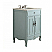 26" Adelina Distressed Light Blue Cottage Style Small Bathroom Sink Vanity with Backsplash Option and Mirror Option