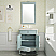 26" Adelina Distressed Light Blue Cottage Style Small Bathroom Sink Vanity with Backsplash Option and Mirror Option