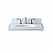 26" Adelina Distressed Light Blue Cottage Style Small Bathroom Sink Vanity with Backsplash Option and Mirror Option