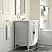 26"Adelina Distressed Gray Cottage Style Small Bathroom Sink Vanity with Backsplash Option and Mirror Option