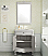 26"Adelina Distressed Gray Cottage Style Small Bathroom Sink Vanity with Backsplash Option and Mirror Option