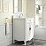 26" Adelina Distressed White Cottage Style Small Bathroom Sink Vanity with Backsplash Option and Mirror Option