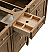James Martin 72" Double Vanity Cabinet, Pecan base only