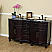 Adelina 62" Double Sink Vanity in Dark Mahogany with Black Galaxy Granite Top