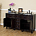 Adelina 62" Double Sink Vanity in Dark Mahogany with Black Galaxy Granite Top