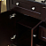 Adelina 62" Double Sink Vanity in Dark Mahogany with Black Galaxy Granite Top