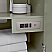 60" Double Bathroom Vanity in Light Green, Carrara Cultured Marble Countertop, Undermount Square Sinks