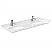 60" Double Bathroom Vanity in Light Green, Carrara Cultured Marble Countertop, Undermount Square Sinks