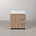 36" Single Sink Free Standing Toffee Latte Bath Vanity with WhiteMarble Top Assembled