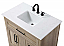 Modern Fitting 36" Single Bathroom Vanity in Natural Oak Finish