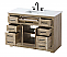 Modern Fitting 48" Single Bathroom Vanity in Natural Oak Finish 