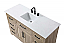 Modern Fitting 54" Single Bathroom Vanity in Natural Oak Finish