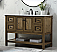 Modern Fitting 48" Single Bathroom Vanity in Driftwood Finish
