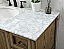 Modern Fitting 48" Single Bathroom Vanity in Driftwood Finish