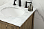 Modern Fitting 19" Single Bathroom Vanity in Driftwood Finish