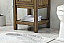 Modern Fitting 19" Single Bathroom Vanity in Driftwood Finish