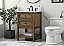 Modern Fitting 24"Single Bathroom Vanity in Driftwood Finish
