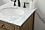 Modern Fitting 24"Single Bathroom Vanity in Driftwood Finish