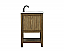 Modern Fitting 24"Single Bathroom Vanity in Driftwood Finish