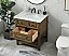 Modern Fitting 30" Single Bathroom Vanity in Driftwood Finish