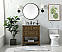 Modern Fitting 30" Single Bathroom Vanity in Driftwood Finish
