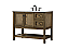 Modern Fitting 42" Single Bathroom Vanity in Driftwood Finish