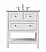 Modern Fitting 30" Single Bathroom Vanity set in White