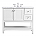 Modern Fitting 42" Single Bathroom Vanity set in White