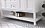 Modern Fitting 60" Double Bathroom Vanity set in White