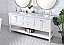 Modern Fitting 72" Double Sink Bathroom Vanity set in White