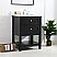 Modern Fitting 24" Single Bathroom Vanity in Black Finish