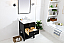 Modern Fitting 24" Single Bathroom Vanity in Black Finish