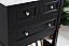 Modern Fitting 30" Single Bathroom Vanity in Black Finish
