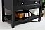 Modern Fitting 36" Single Bathroom Vanity in Black Finish
