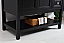 Modern Fitting 42" Single Bathroom Vanity in Black Finish