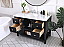 Modern Fitting 48" Single Bathroom Vanity in Black Finish