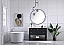 Modern Fitting 48" Single Bathroom Vanity in Black Finish