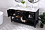 Modern Fitting 60" Double Sink Bathroom Vanity Set in Black