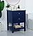 Modern Fitting 24" Single Bathroom Vanity in Blue