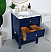 Modern Fitting 24" Single Bathroom Vanity in Blue