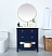 Modern Fitting 30" Single Bathroom Vanity in Blue